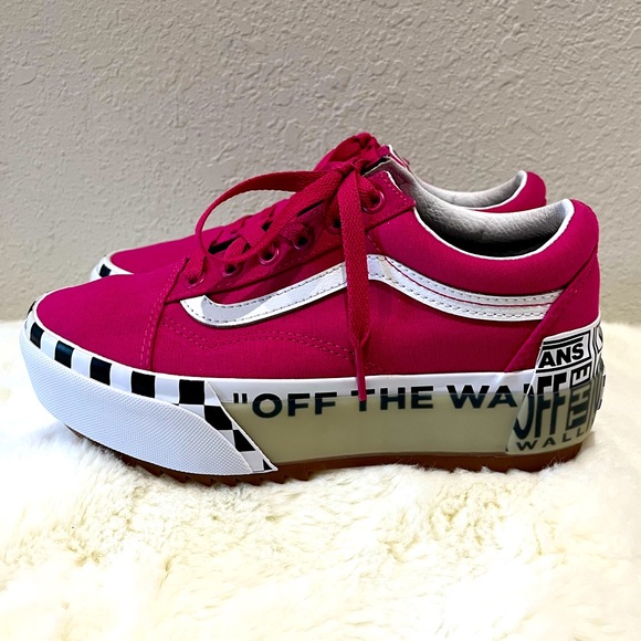 [SOLD]💖VANS Old Skool Stacked Pink Size 7 Women's Shoes EUC💖 - Picture 5 of 11